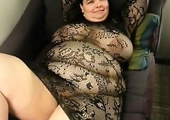 Thick Amateur BBW with Hairy Bush and Big Tits