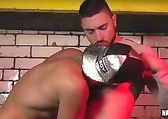 Hot jock oral sex with cumshot