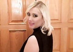 Hawt wife in cuckold creampie eating locks u in chastity and bangs her lover in front of u and makes u suck out the cum and locks u in chastity