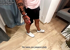 Stranger Challenge - I Trap My Airbnb Owner To Get Fucked In His Apartment - Amatrice Francaise And Angela Doll
