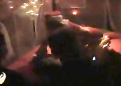 Ts Foxy Cutie Bangs a bottom male at a party