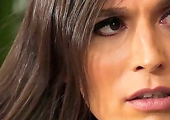 Perverted guy fucked shemales asshole after passion penis sucking