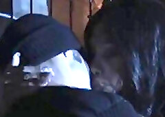 Tied up dude gets destroyed by the hung tranny Mistress