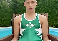 A cock under a green cloth