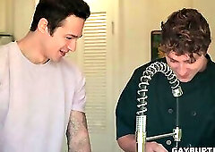 Fucking adorable Jayden Marcos fucks his teacher Calvin Banks