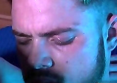 Muscle gay seduce with creampie