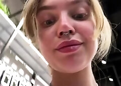 Miss_Elfie cute sexy hot in toilet cabin and in pu