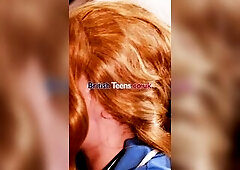 British Redhead Student Nurse Sucks A Patient's Wang
