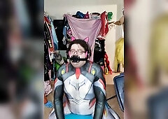 Peni Zentai Cosplay Sex tool Gagged Inflatable Hump Drool