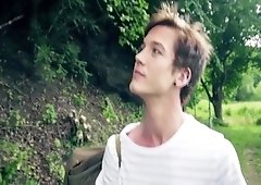 Guy looking for fun on a camping