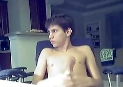 Cute Twink Shoots A Load In Own Face