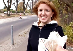 Shy Ugly German College Teen 18+ Pickup And Fuck By Old Guy