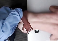 Black gay police officer fucks a white guy for stealing