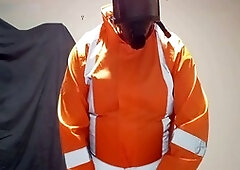 Latex Boy in Pvc Layers