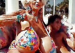 AI vid - Grandma takes bikini off - example teaser from deviantart episode