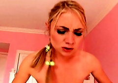 Blonde teen claire enjoyed hardcore fucking games