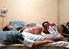 Neighbor gives amazing oral pleasure with cum down her throat