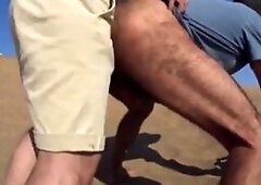 Bareback Outdoor Adventure With A Stranger On A Dune