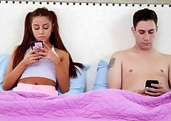 Playful young hottie Vanna Bardot is getting screwed in the doggy style