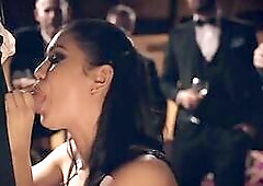 Busty latina escort gets fingered and fucked rough in public