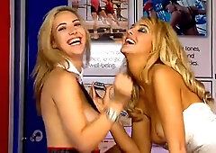 Katie K Joins Her Friend In The Locker Room: Big Tits, Blonde  Masturbation Porn