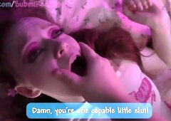 Submit to my ramrod, u redhead bitch, if u wanna play on the computer