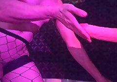 Huge rump slurping a sugary-sweet fuck-stick