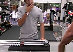 Broke pawner assfucked by broker to make cash