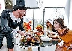 Brooklyn Chase, Rosalyn Sphinx and Sara Jay in a hot porn compilation