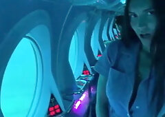 Public Masturbation with Lovense (lush) Part 6 Orgasm on a Submarine