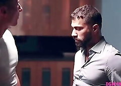 Hunk Adam Ramzi gets banged by horny professor Tristan Hunter