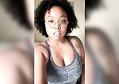 Girlfriend Gets U Off on Facetime Even Though This babe's Late!