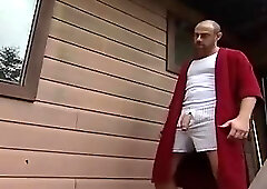 Salesman gets facial