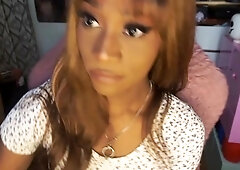 Two trannys fuck a black and a white guy