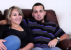 Real amateur couple tries swinging for the first time