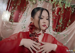 Lulu Chu gets her narrow pussy licked and fucked well