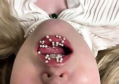 Shye White Pearl Countess Swallowing Fantasy