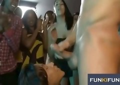 Love watching theses bachelorette parties cuz there's so much naughty fun