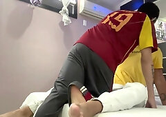 Thin man with a good-sized stiffy demolished my booty and even gave me milk in my hatch. - Free-for-all