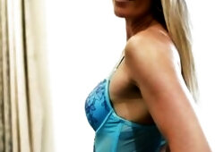 Hawt Step Mommy mother I'd like to fuck plays on her own in hotel room - Courtney Sins