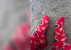 gorgeous feet and cute socks