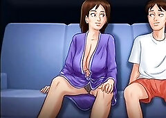 Debie bedroom scene part 2 - summertime saga