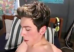 Exotic male in horny homosexual porn clip