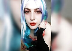 Princess kitty takes crossdresser kitty's butt bang