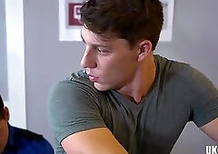 Big dick gay anal sex and cum in mouth