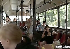 Wild Bus Sex And Anal Fucking Uma