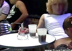 Horny jocks at this dance club looking to score some cock