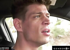 Michael DelRay drove miles to film a porn scene merely for the woman not to show up, This guy leaves piddled off but finds Dahlia Crimson hitchhiking 