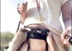 Outside solo, masturbation