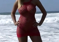 hot blonde marketa posing for bikini pleasure